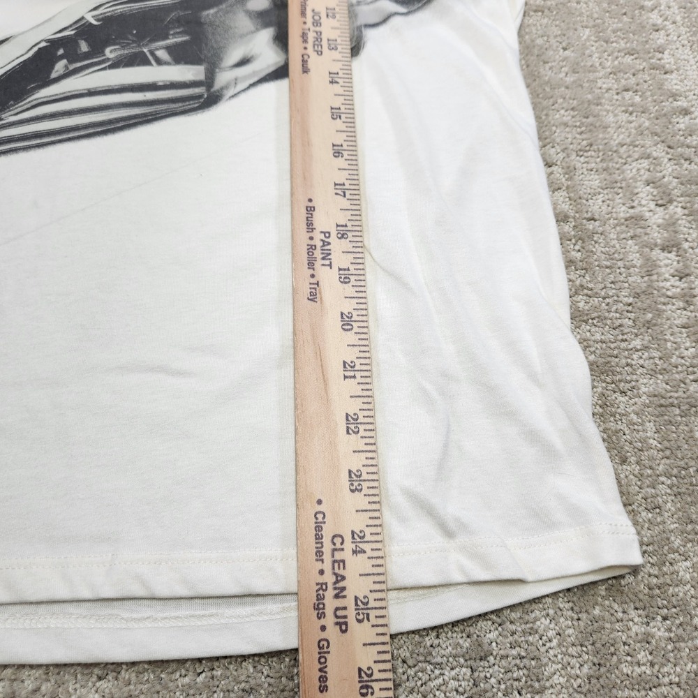 Formula 1 Shirt Men Medium Hybrid Racing Tee White Cotton Blend - Picture 6 of 8